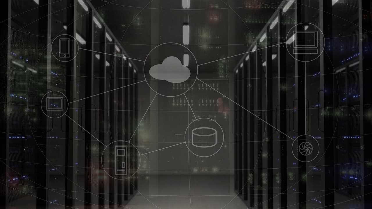 Server room network infrastructure representing the production systems AI agents can reach when a sandbox leaks