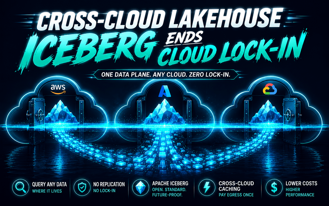 Cover image for Cross-Cloud Lakehouse: Iceberg Ends Cloud Lock-In