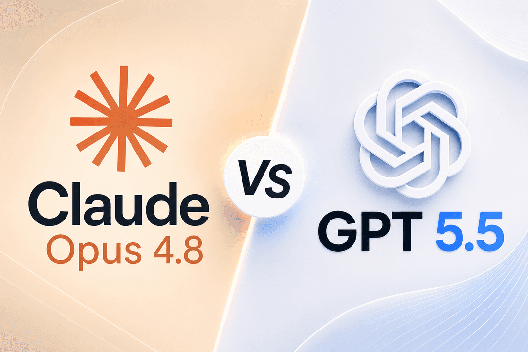 Cover image for Claude Opus 4.8 vs GPT-5.5: Benchmarks, Pricing & Who Wins in 2026