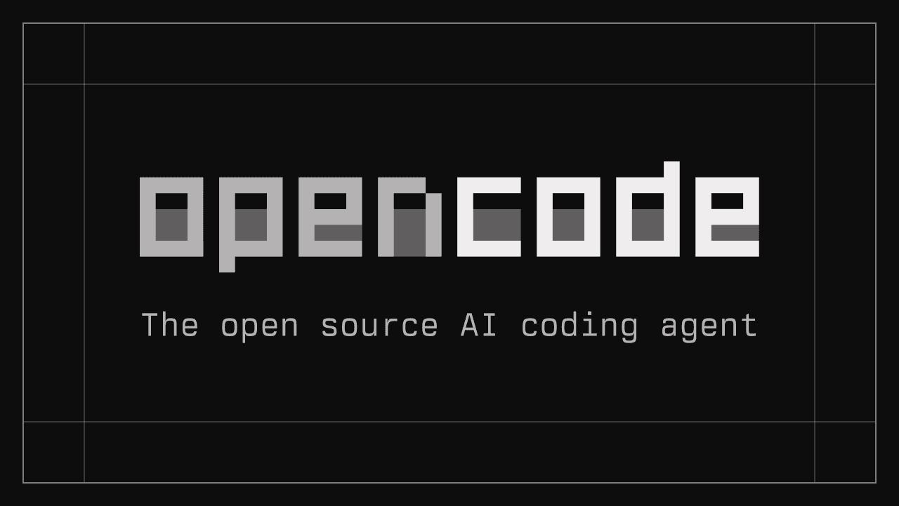 OpenCode official social share banner