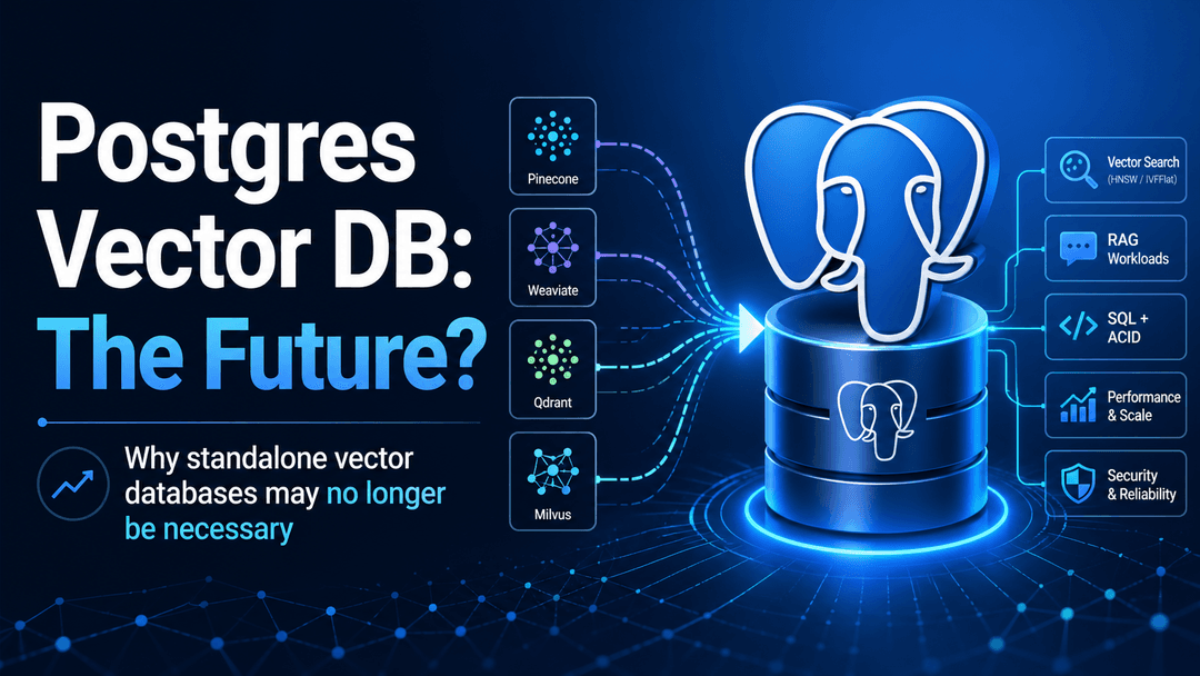 Cover image for PostgreSQL 19 + pgvector: Skip the Vector DB?